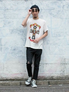 nano・universe men's STAFFさん（メンズ・178cm）の夏コーディネート