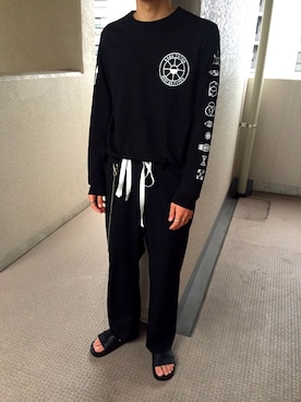 「soe（ソーイ）のアイテム（財布/小物）」を使った、hissaaaaさん（メンズ・170cm）の夏コーディネート