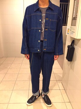 「soe（ソーイ）のアイテム（財布/小物）」を使った、hissaaaaさん（メンズ・170cm）の秋コーディネート
