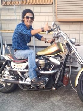 「Harley-Davidson（ハーレーダビッドソン）のアイテム（ブーツ）」を使った、こうきさん（メンズ・174cm）の夏コーディネート