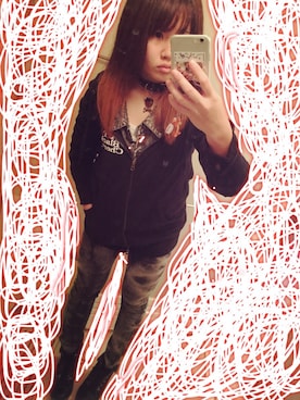 パーカーを使った Acid Black Cherry のレディース人気ファッションコーディネート Wear