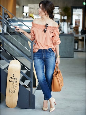 「Cookie Chocolate（クッキーチョコレート）のアイテム」を使った、CookieChocolateさん（レディース・160cm）の秋コーディネート