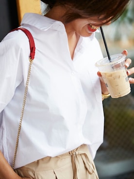 「coordinate」｜「アイテム（スラックス）」を使った、CookieChocolateさん（レディース・160cm）の秋コーディネート