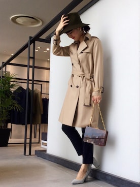 Saori Minamiさん（レディース・166cm）の秋コーディネート