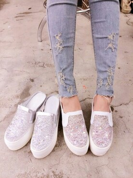 「Jiu be.の米老數洋裝耶（ワンピース、グレー系）」を使った、Jiu Be.Styleさん（レディース・172cm）の夏コーディネート