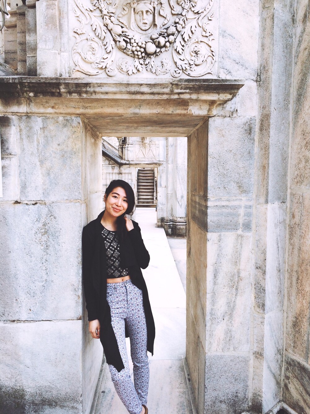 「R29Summerfashion、R29xWEAR、supsui、Bershka、夏、ootd、秋、streetfashion、working style、lookbook」｜「CLUB MONACOのアイテム（その他トップス、ブラック系）」を使った、supsuiさん（レディース・165cm）の秋コーディネートの1枚目の写真