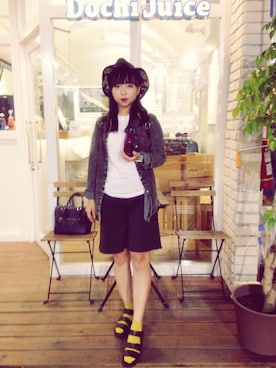 「Lulus（-）のアイテム（ジャケット/アウター）」を使った、mさん（レディース・159cm）の秋コーディネート