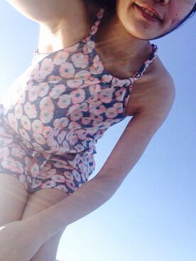 「アイテム（チュニック）」を使った、ともみさん（レディース・163cm）の秋コーディネート