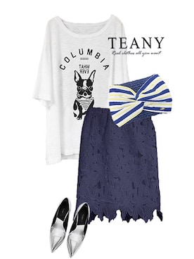 「Laugoa（ラウゴア）のアイテム」を使った、TEANY(ティーニー)さん（レディース・163cm）の春コーディネート