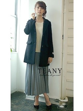 「トレンド」｜TEANY(ティーニー)さん（レディース・168cm）の秋コーディネート