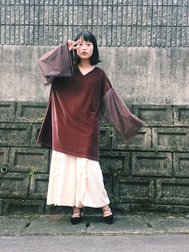 mekkoさん（レディース・158cm）の秋コーディネート