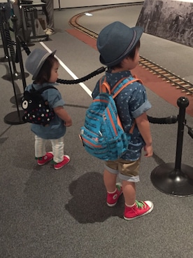 ぐるぐるKIDSさん（キッズ・110cm）の夏コーディネート