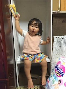 「生活感ハンパない」｜ぐるぐるKIDSさん（キッズ・80cm）の夏コーディネート