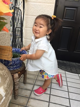 ぐるぐるKIDSさん（キッズ・80cm）の夏コーディネート