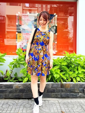 「DARLING（ダーリン）のアイテム」を使った、MicaMicaさん（レディース・170cm）の夏コーディネート