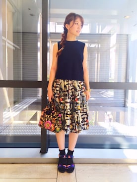 「ORiental TRaffic（オリエンタルトラフィック）の【再値下げ！SALE 50%OFF】【スポーツ系サンダル人気No1！】★スポーツサンダル★5203（サンダル）」を使った、MicaMicaさん（レディース・170cm）の夏コーディネート