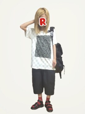 みしゃへむらいと𖤐°。さん（レディース・157cm）の夏コーディネート