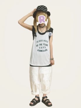 みしゃへむらいと𖤐°。さん（レディース・157cm）の夏コーディネート