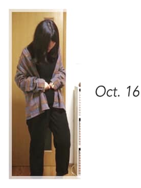 「MORE（モア）のアイテム」を使った、ひかるさん（レディース・152cm）の秋コーディネート