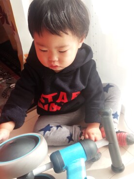 yuukiさん（キッズ・80cm）の冬コーディネート