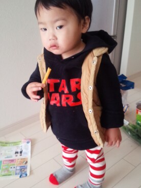 yuukiさん（キッズ・80cm）の冬コーディネート