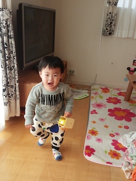「1歳半」｜「アイテム（福袋/福箱）」を使った、yuukiさん（キッズ・80cm）の冬コーディネート