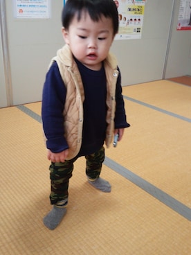 yuukiさん（キッズ・80cm）の冬コーディネート