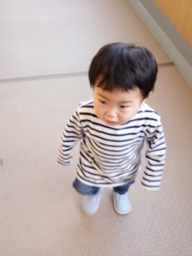 「1歳半」｜「アイテム（福袋/福箱）」を使った、yuukiさん（キッズ・80cm）の春コーディネート