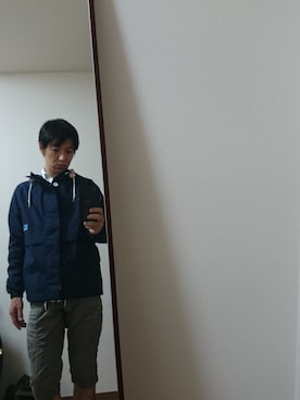 「アイテム（ナイロンジャケット）」を使った、shun@@さん（メンズ・180cm・30代）の夏コーディネート