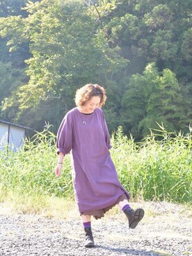 「onionのアイテム（Pants、ブラウン系）」を使った、onion Akitaさん（レディース）の秋コーディネート