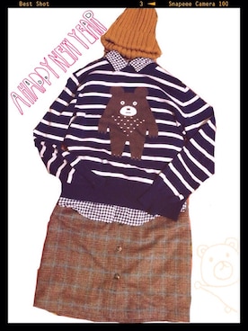 「Crisp」｜か や ☺︎さん（レディース・155cm）の冬コーディネート