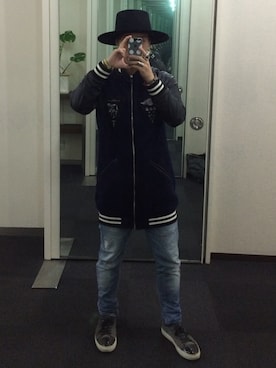 「STOF（ストフ）のアイテム（ジャケット/アウター）」を使った、TANI@kirukeさん（メンズ・165cm）の秋コーディネート