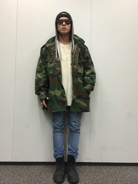 SHUNさん（メンズ・170cm）の冬コーディネート