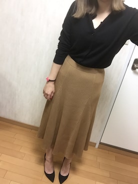 「Marilyn Moon（マリリンムーン）のアイテム」を使った、ぶーさん（レディース・159cm）の秋コーディネート