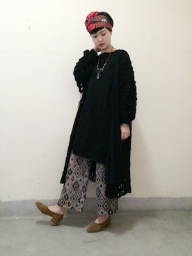 「アイテム（カバーオール）」を使った、Fatface Wuさん（レディース・161cm）の冬コーディネート