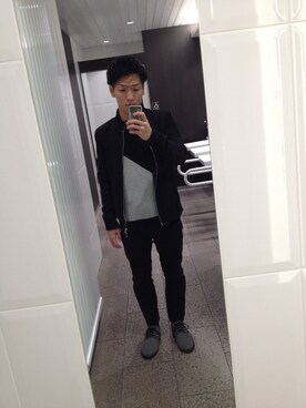 「ADPOSION（アドポーション）のアイテム（シューズ）」を使った、hokutoさん（メンズ・170cm）の秋コーディネート