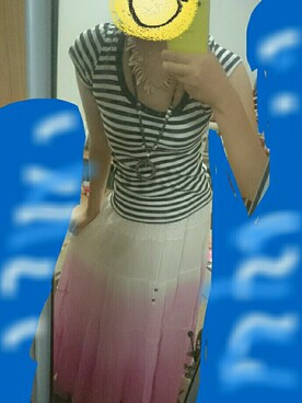「Dosch（ドスチ）のアイテム（スカート）」を使った、RURUMIさん（レディース・155cm）の夏コーディネート