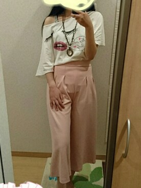 「FIG&VIPER（フィグアンドバイパー）のアイテム（その他トップス）」を使った、RURUMIさん（レディース・155cm）の春コーディネート