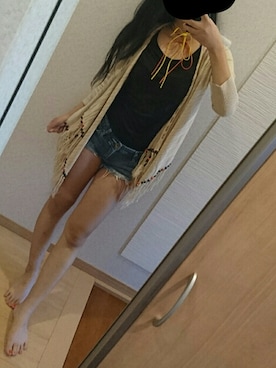 「GARULA（ガルラ）のアイテム」を使った、RURUMIさん（レディース・156cm）の秋コーディネート