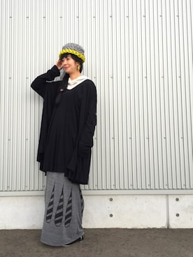 「proef（プロエフ）のアイテム」を使った、アッコさん（レディース・162cm）の冬コーディネート