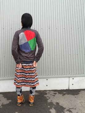 「アイテム（タイツ/ストッキング）」を使った、アッコさん（レディース・162cm）の春コーディネート