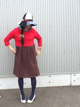 「アイテム（タイツ/ストッキング）」を使った、アッコさん（レディース・162cm）の春コーディネート