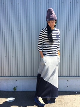 「smokey wood」｜アッコさん（レディース・162cm）の夏コーディネート