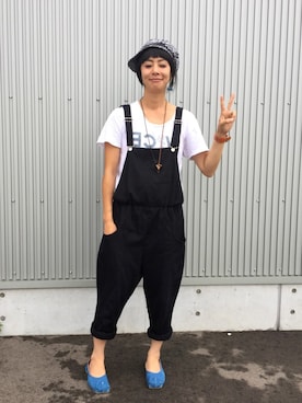「smokey wood」｜アッコさん（レディース・162cm）の夏コーディネート