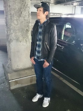 「Burnout」｜「アイテム（ジャケット/アウター）」を使った、Mitsumasaさん（メンズ・175cm）の冬コーディネート