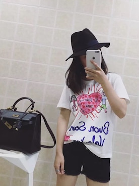 「Siwy（スィーウィー）のアイテム」を使った、z哥🙇さん（レディース・160cm）の春コーディネート