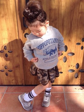 minoさん（キッズ・90cm）の秋コーディネート