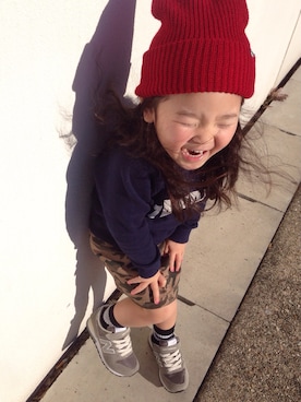 minoさん（キッズ・100cm）の冬コーディネート