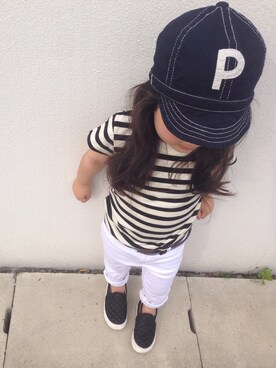 minoさん（キッズ・100cm）の夏コーディネート