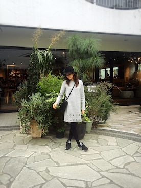 鳳山えりさん(レディース・165cm)の冬コーディネート